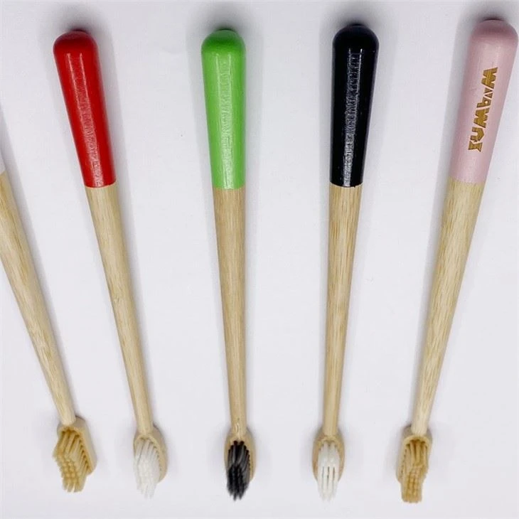 biodegradable duopont612 brstiles bamboo toothbrushes